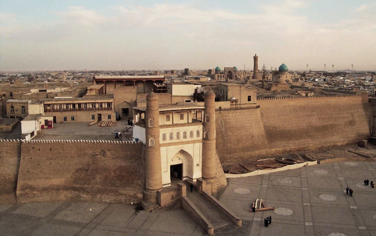 Ark boukhara vue en Ouzbékistan