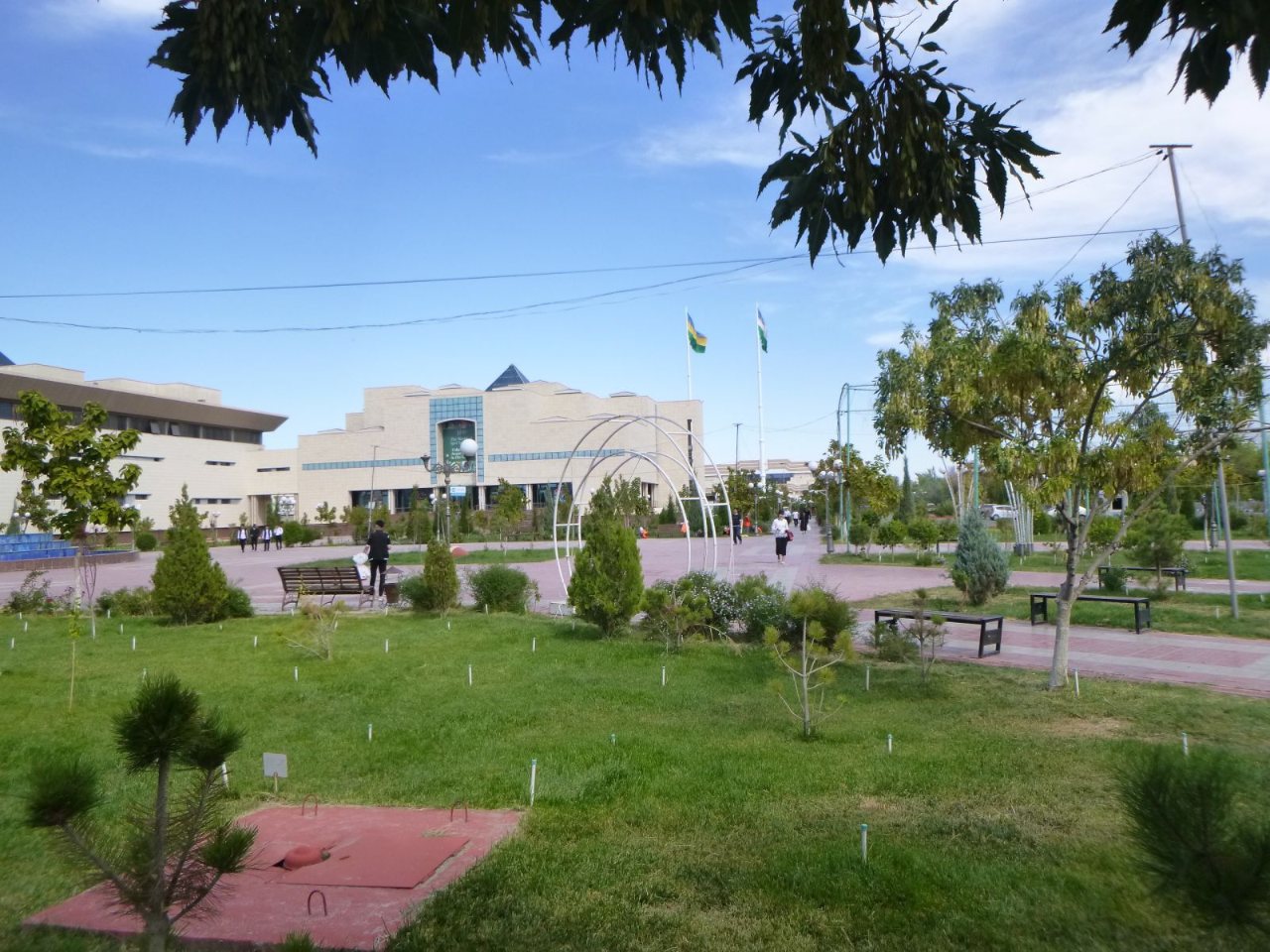 Une avenue de Noukous, capitale du Karakalpakstan