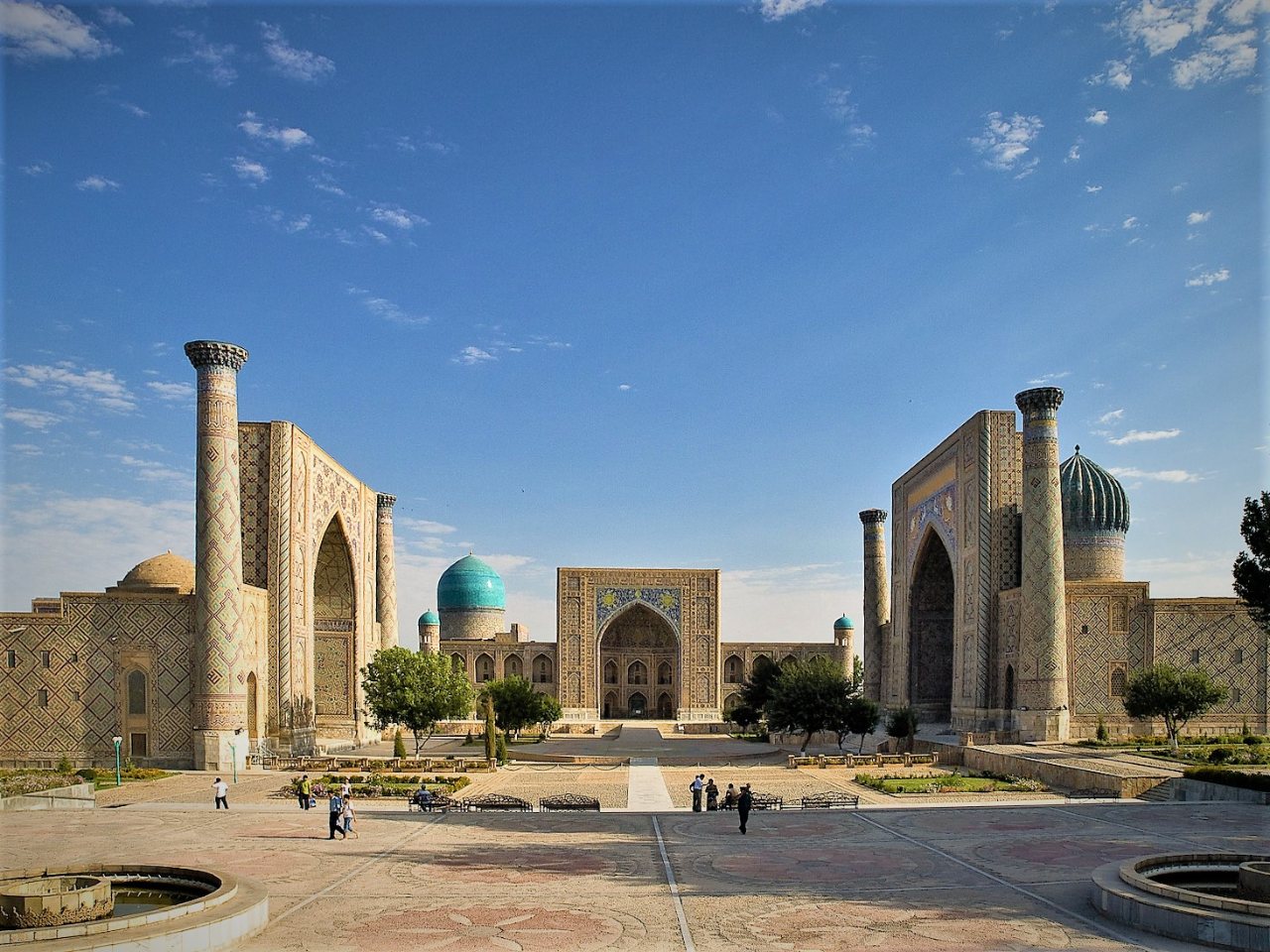 Les médersas du Registan à Samarcande